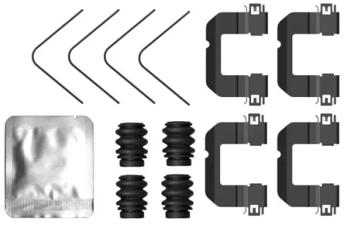 Zubehörsatz, Scheibenbremsbelag