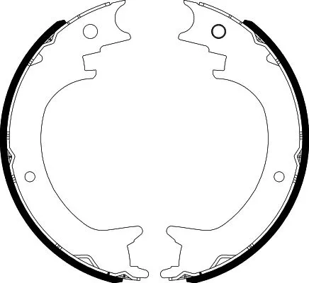 Bremsbackensatz, Feststellbremse