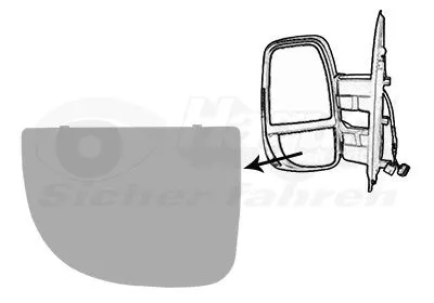 Spiegelglas, Außenspiegel