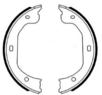 Bremsbackensatz, Feststellbremse