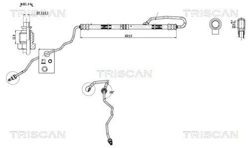 Hydraulikschlauch, Lenkung