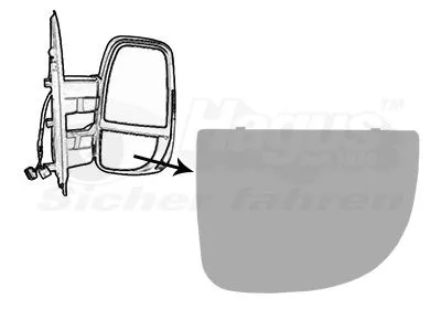 Spiegelglas, Außenspiegel