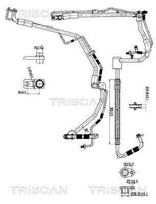 Hochdruck-/Niederdruckleitung, Klimaanlage