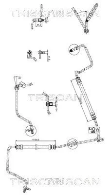 Hydraulikschlauch, Lenkung