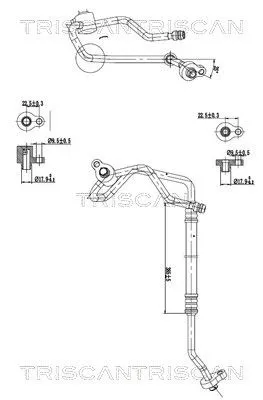Hochdruck-/Niederdruckleitung, Klimaanlage