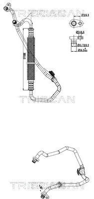 Hochdruck-/Niederdruckleitung, Klimaanlage