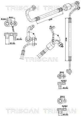 Hochdruck-/Niederdruckleitung, Klimaanlage