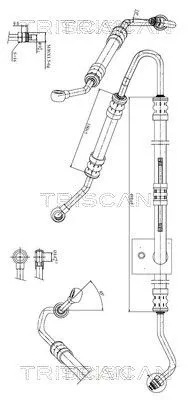 Hydraulikschlauch, Lenkung