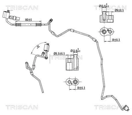 Hochdruck-/Niederdruckleitung, Klimaanlage
