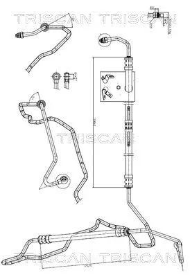 Hydraulikschlauch, Lenkung