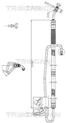 Hydraulikschlauch, Lenkung