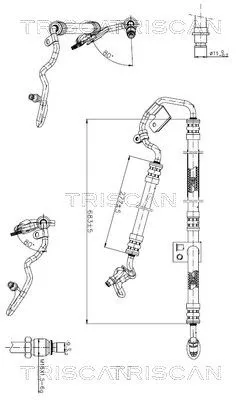 Hydraulikschlauch, Lenkung