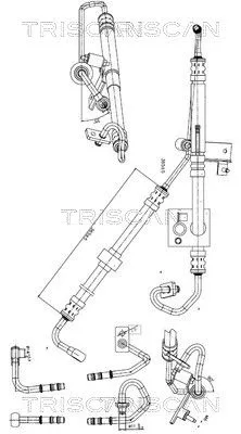 Hydraulikschlauch, Lenkung