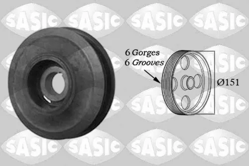 Riemenscheibe, Kurbelwelle