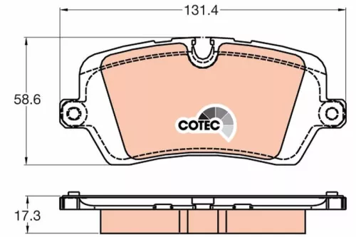 Bremsbelagsatz, Scheibenbremse