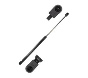 Gasfeder an der Frontplatte